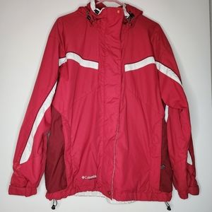 Columbia Vertex Core Interchange L/S Hooded Winter Jacket Outer Shell Size XL